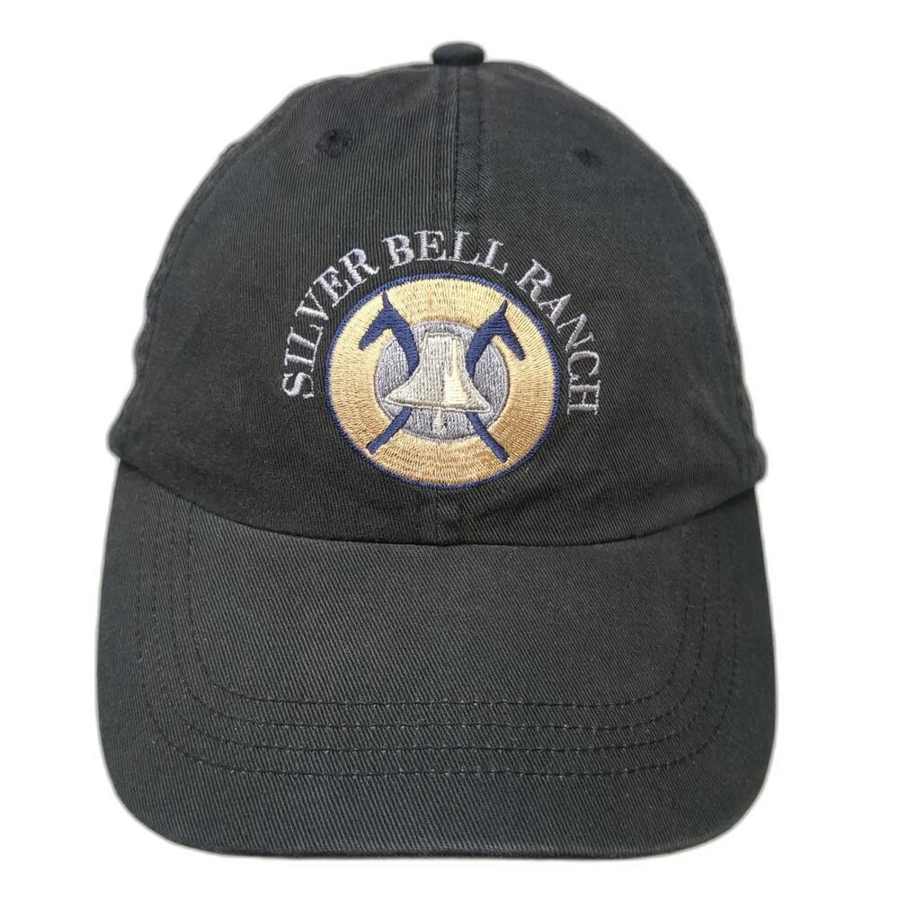 Alternative Apparel Baseball Cap Black One Size Silver Bell Ranch Hat Slideback